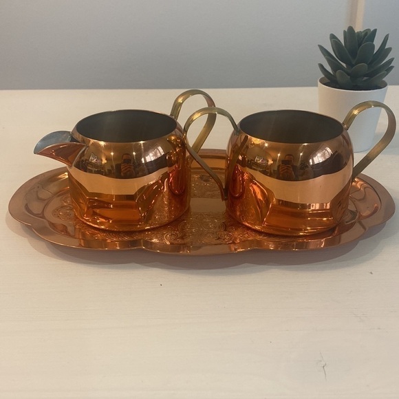 Coppercraft Guild Tea Set / 4 Piece - Picture 2 of 16